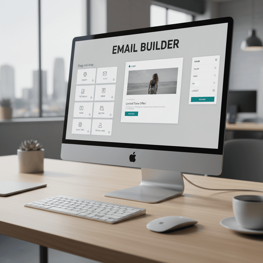 Email marketing automation platform interface