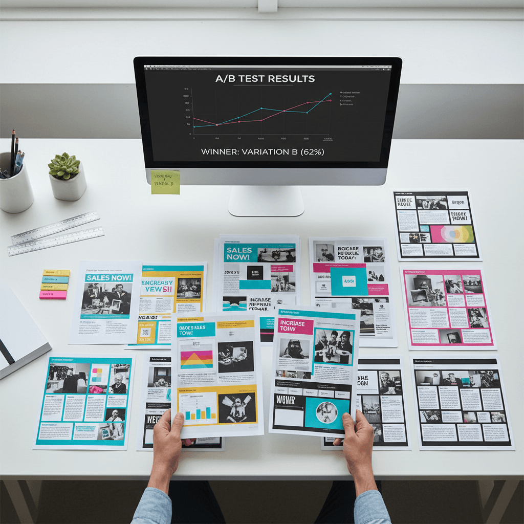 Creative testing and iteration process